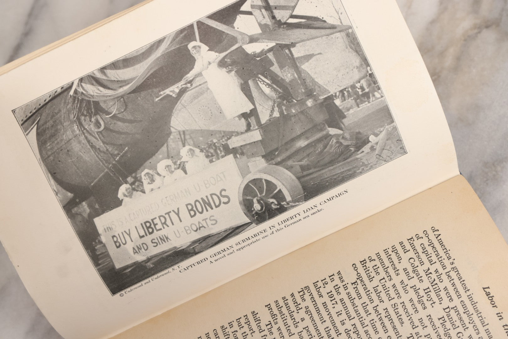 Lot 029 - "America's Part In The World War" Antique WWI History Book By Richard J. Beamish And Francis A. March, Ph.D., With Introduction By General John J. Pershing, 1919