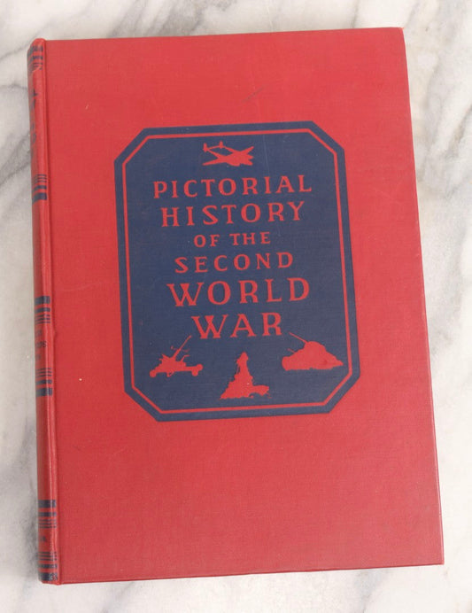 Lot 030 - "Pictorial History Of The Second World War" Vintage WWII U.S. Marine Corps History Book, Vol. 8: Hit The Beach! Your Marine Corps In Action, Published By Wm. H. Wise And Co., Inc., New York, 1948