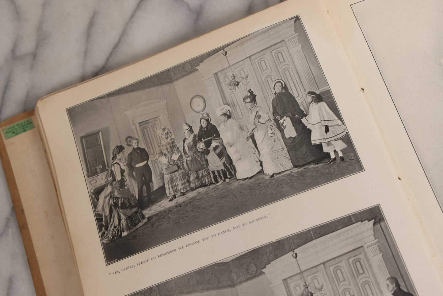 Lot 031 - "The Illustrated American Stage" Antique American Theater Book, Published By R. H. Russell, New York, 1901, Note Poor Condition