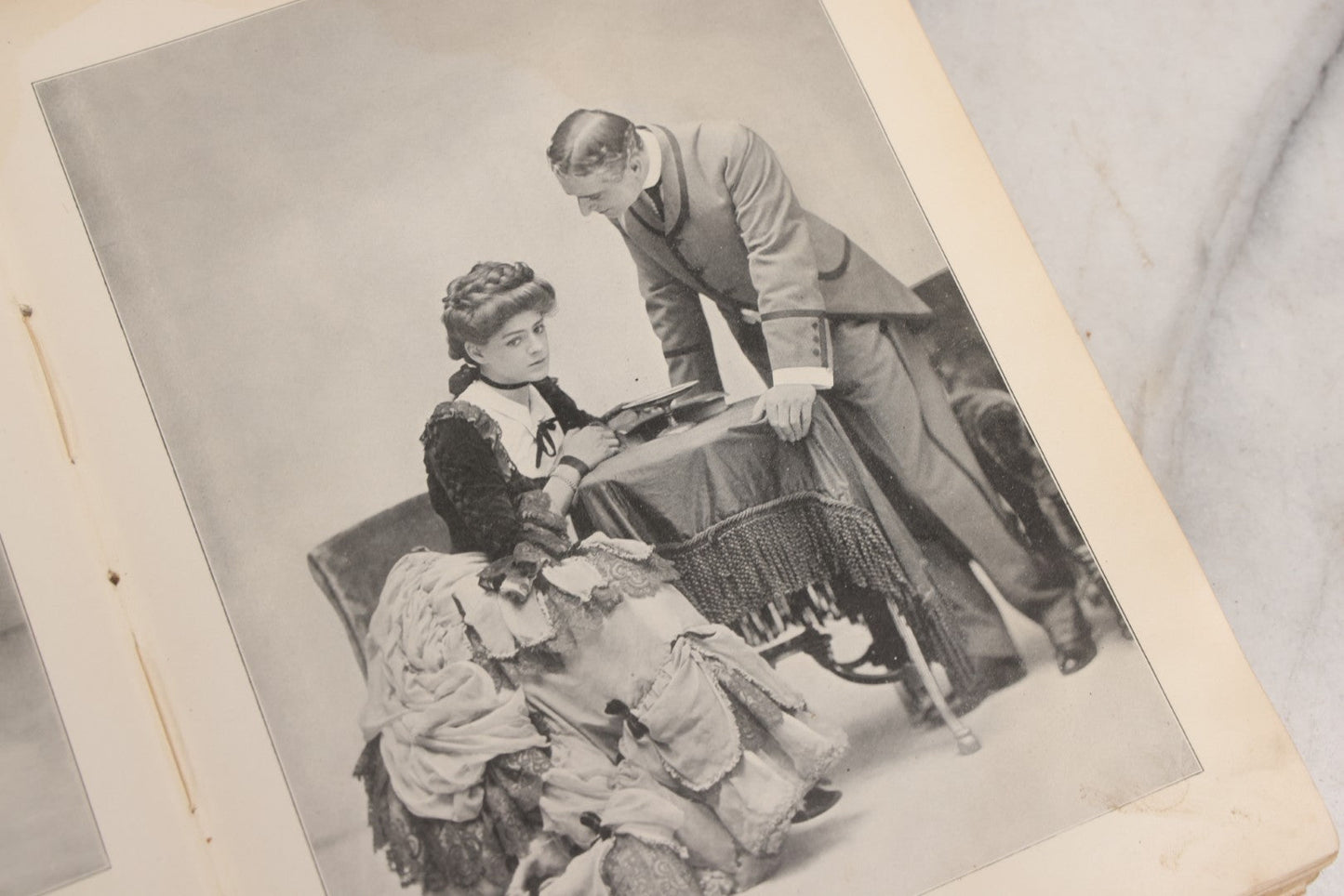 Lot 031 - "The Illustrated American Stage" Antique American Theater Book, Published By R. H. Russell, New York, 1901, Note Poor Condition