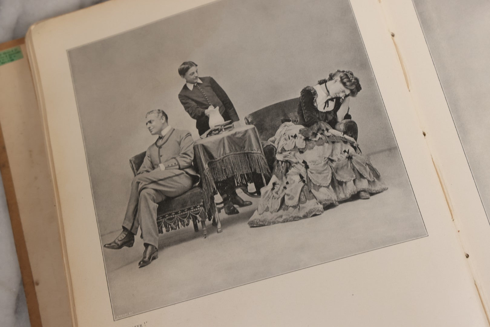 Lot 031 - "The Illustrated American Stage" Antique American Theater Book, Published By R. H. Russell, New York, 1901, Note Poor Condition