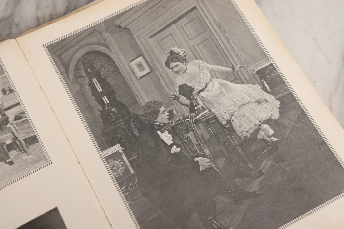 Lot 031 - "The Illustrated American Stage" Antique American Theater Book, Published By R. H. Russell, New York, 1901, Note Poor Condition