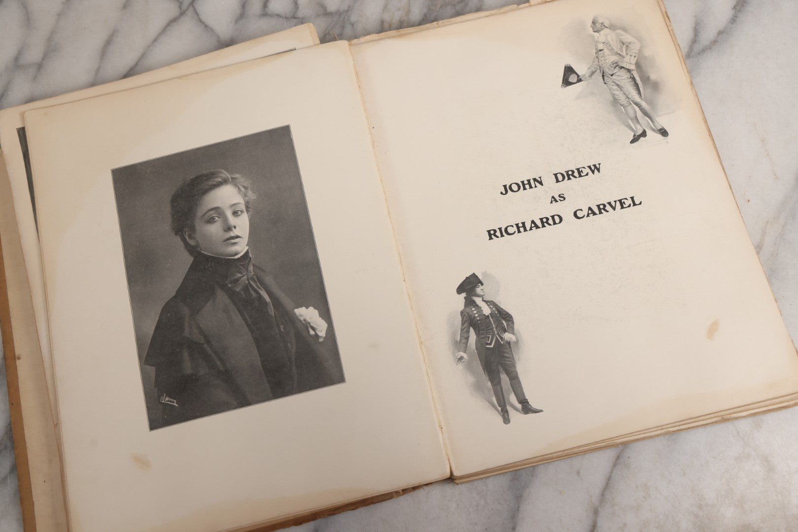 Lot 031 - "The Illustrated American Stage" Antique American Theater Book, Published By R. H. Russell, New York, 1901, Note Poor Condition