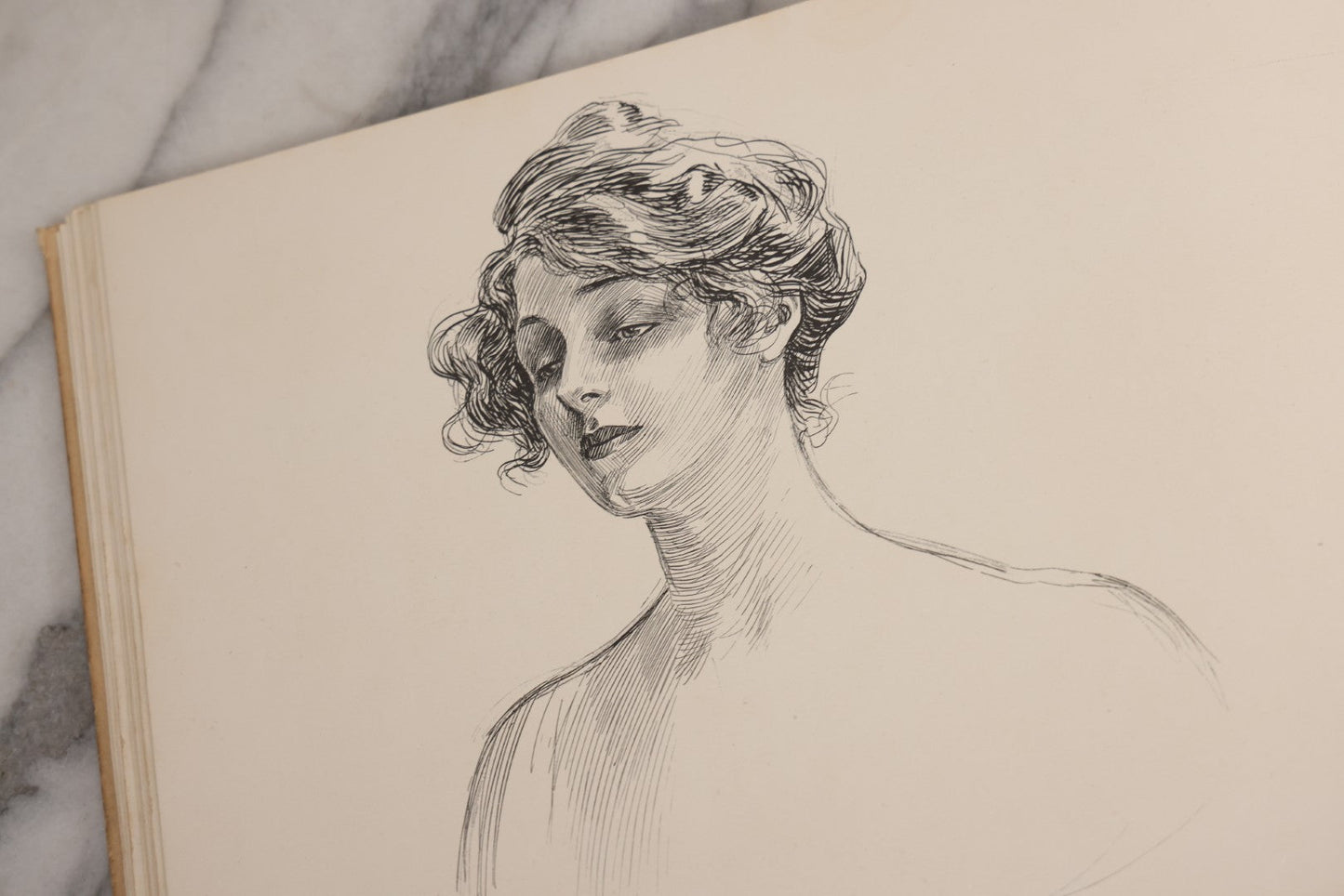 Lot 032 - “The Social Ladder” Antique Illustrated Book By Charles Dana Gibson, Published By R.H. Russell, New York, And John Lane, London, 1902, With Partial Original Presentation Sleeve