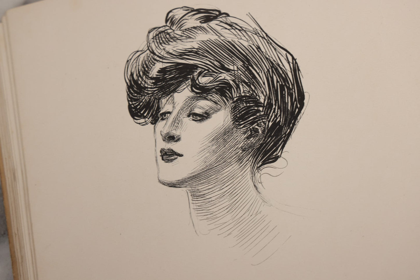 Lot 032 - “The Social Ladder” Antique Illustrated Book By Charles Dana Gibson, Published By R.H. Russell, New York, And John Lane, London, 1902, With Partial Original Presentation Sleeve