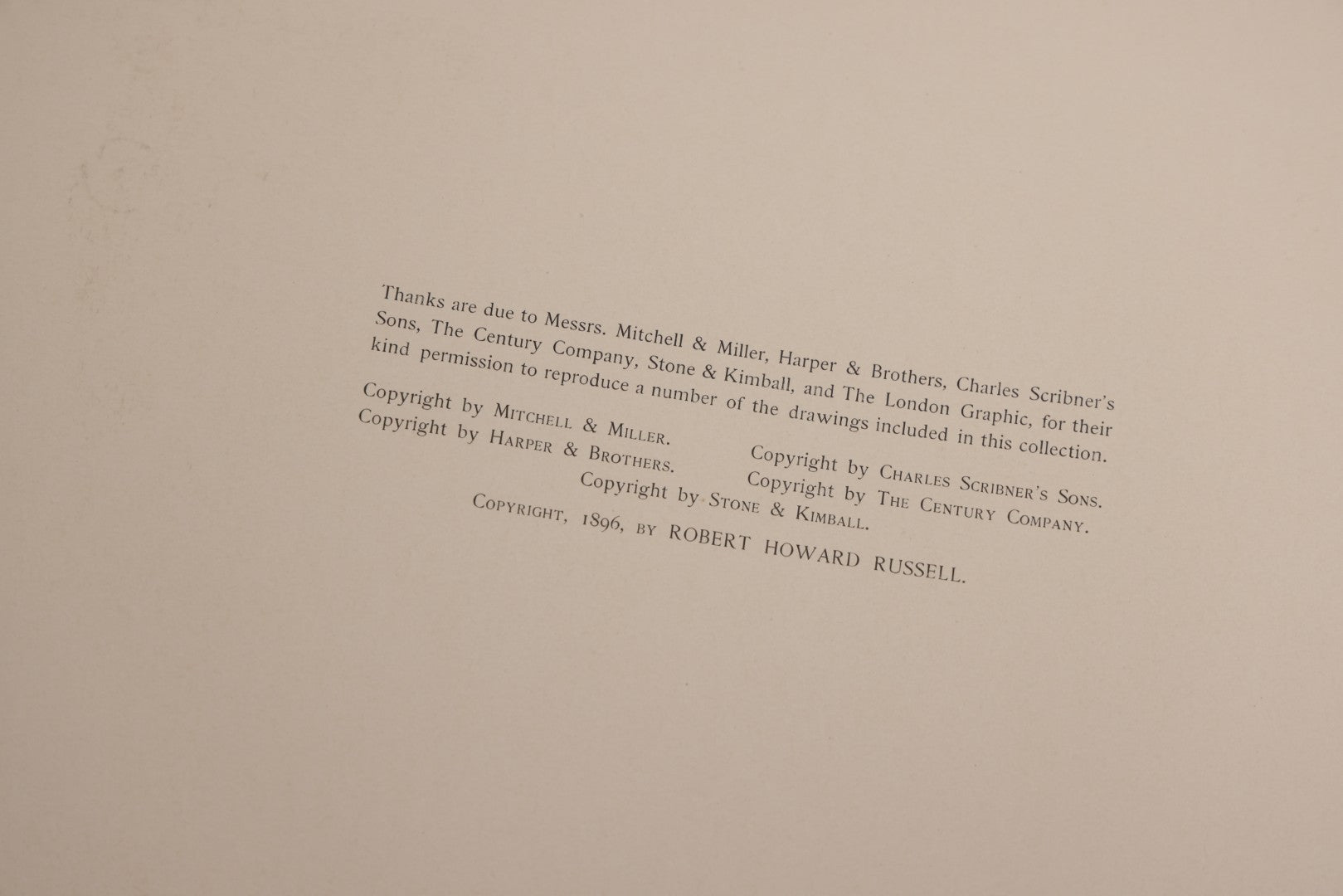 Lot 033 - “Pictures Of People” Antique Illustrated Book By Charles Dana Gibson, Published By R.H. Russell & Son, New York, And John Lane, London, 1906, Note Poor Condition, Craft Grade