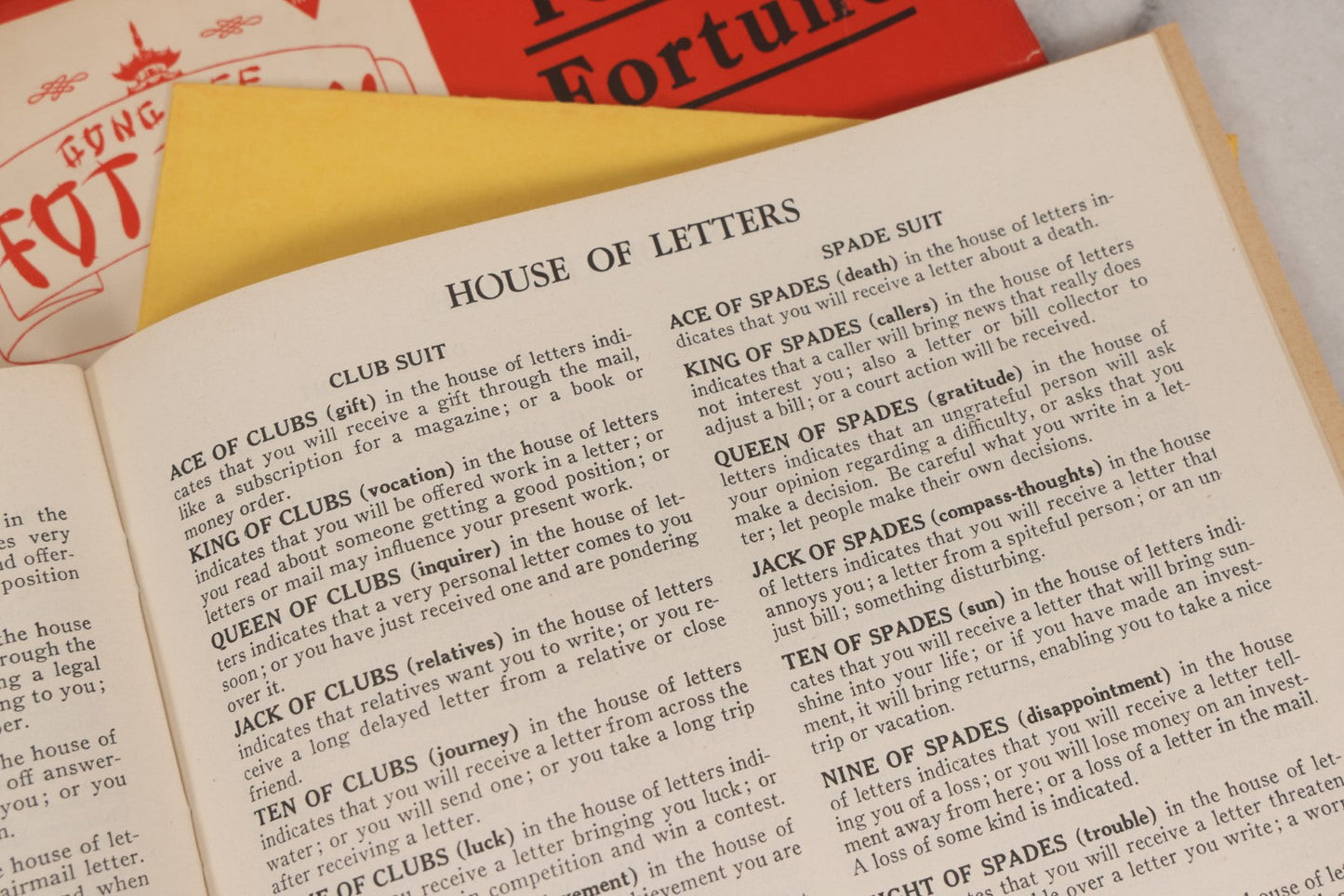 Lot 035 - Vintage "Gong Hee Fot Choy" Fortune-Telling Game Booklet With Folding Houses Chart, By Margarete Ward, Including Lessons In Astrology And Numerology, Twenty-First Edition, Copyright 1938