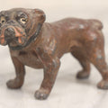 Lot 047 - Antique Cold Painted Metal Bulldog Figurine, Marked Germany, With Original Paint, 2" H