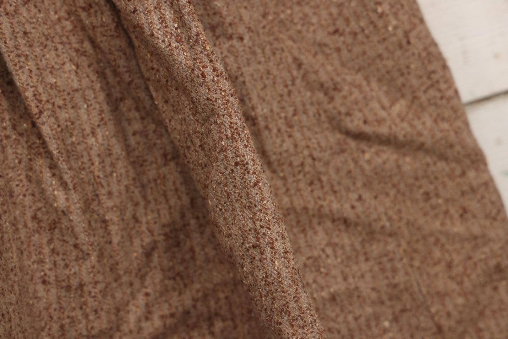 Lot 057 - Antique Edwardian Child's Wool Tweed Dress With Leg-Of-Mutton Sleeves, Size Approximately 4-6 Years