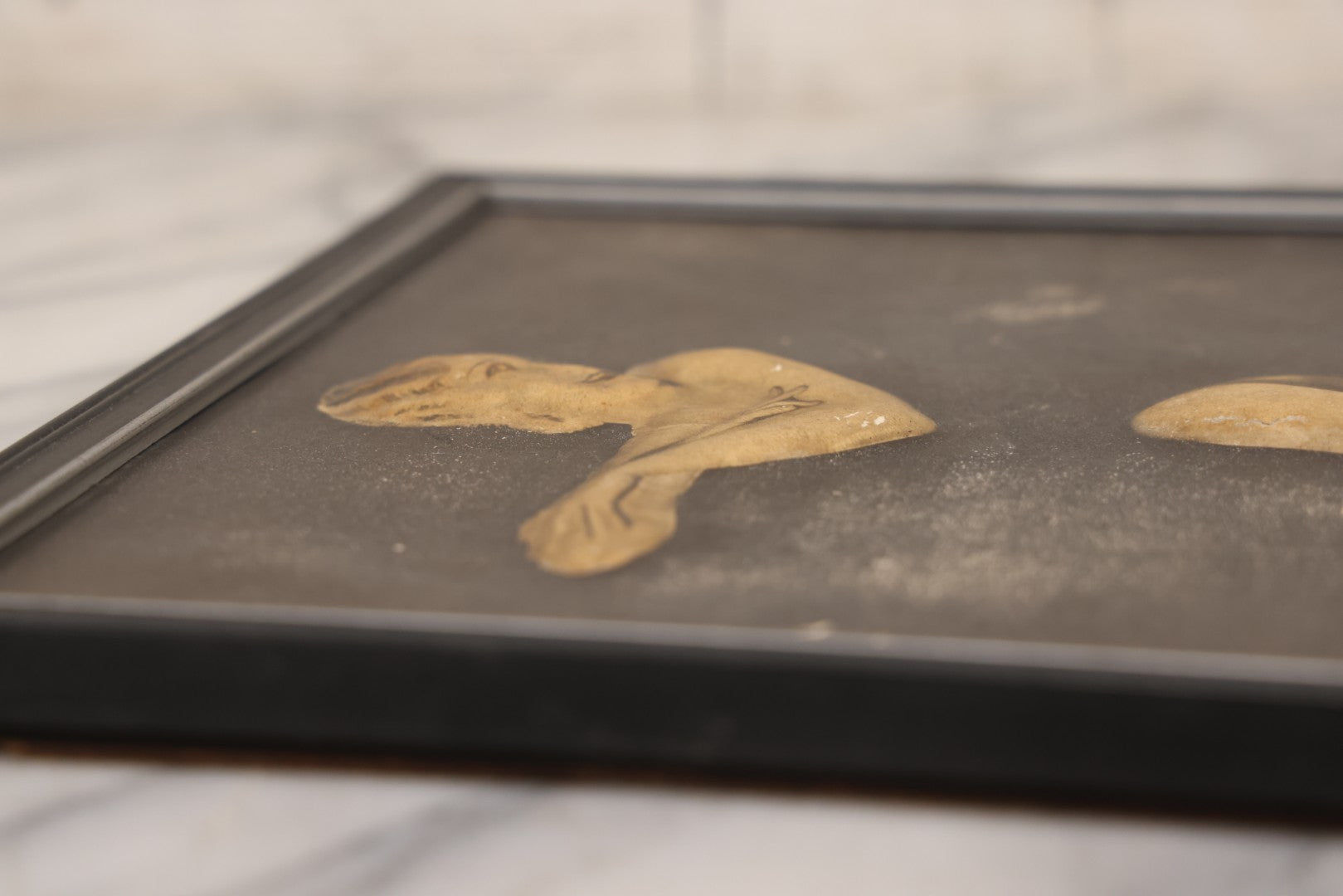 Lot 067 - Antique Framed "Dimensional Advertising" 3D Artwork By Sculpto Photo Studio For “No Mend Silk Hosiery," In Frame, 11" x 14"