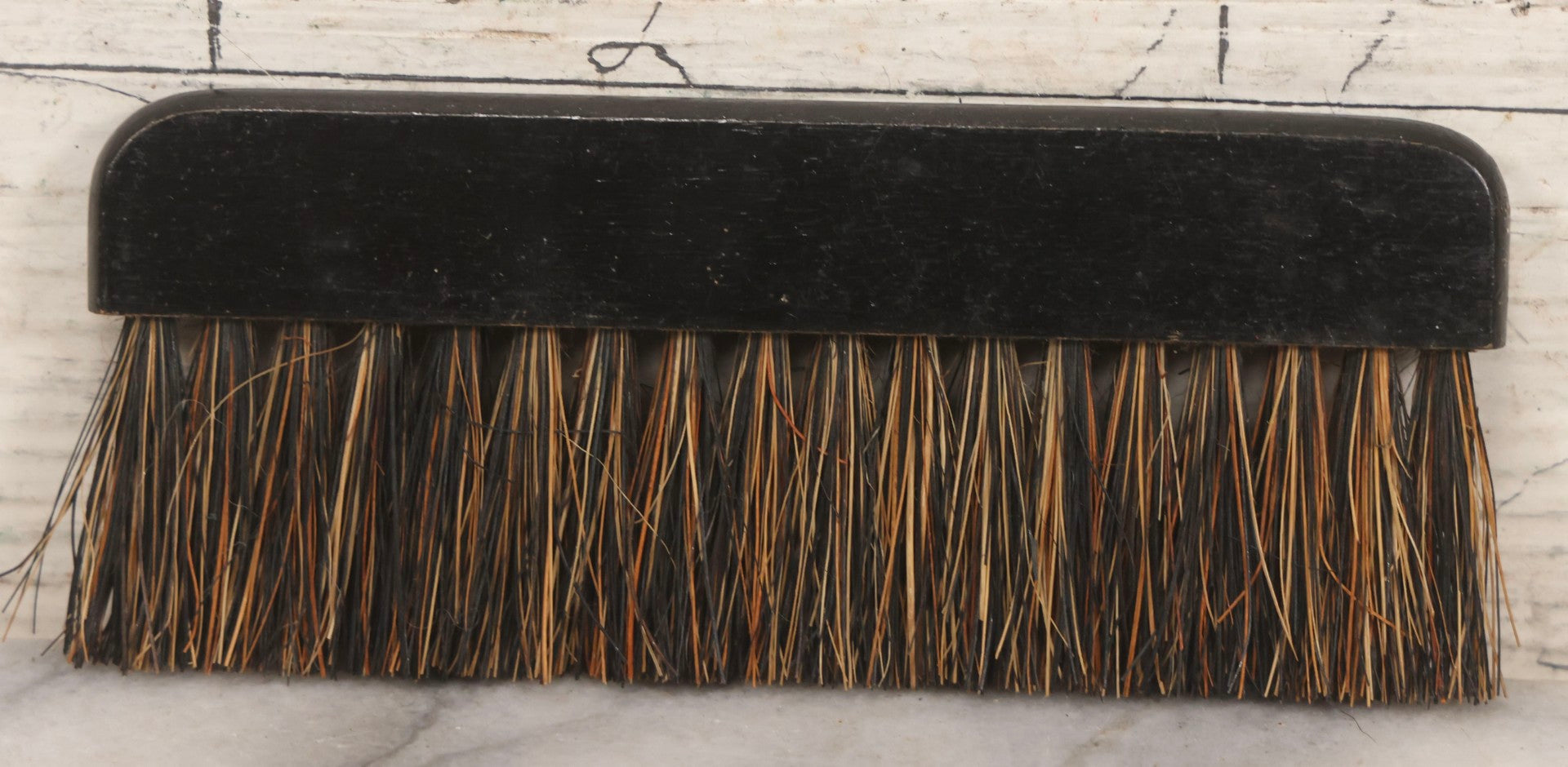 Lot 068 - Pair Of Vintage Advertising Pieces, Including 1938 Royal Baking Powder Tin And Shell Bristle Brush