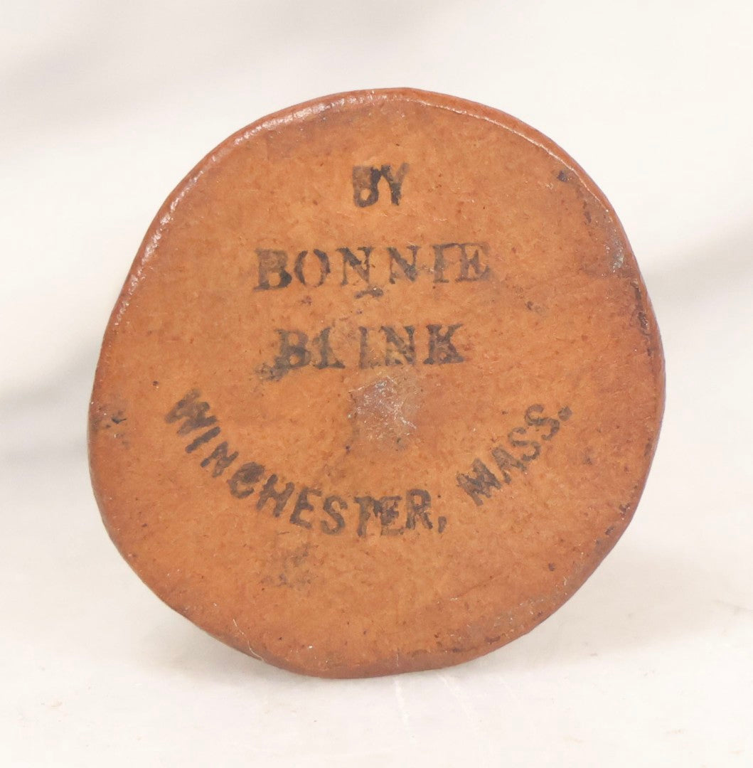 Lot 072 - Grouping Of Four Vintage Composition Charles Dickens Character Figurines By Bonnie Blink Studios, Winchester, Massachusetts, “Betsy Trotwood,” “The Fat Boy,” “Sam Weller,” And “Mr. Micawber," 2-1/2" To 3-1/2" H