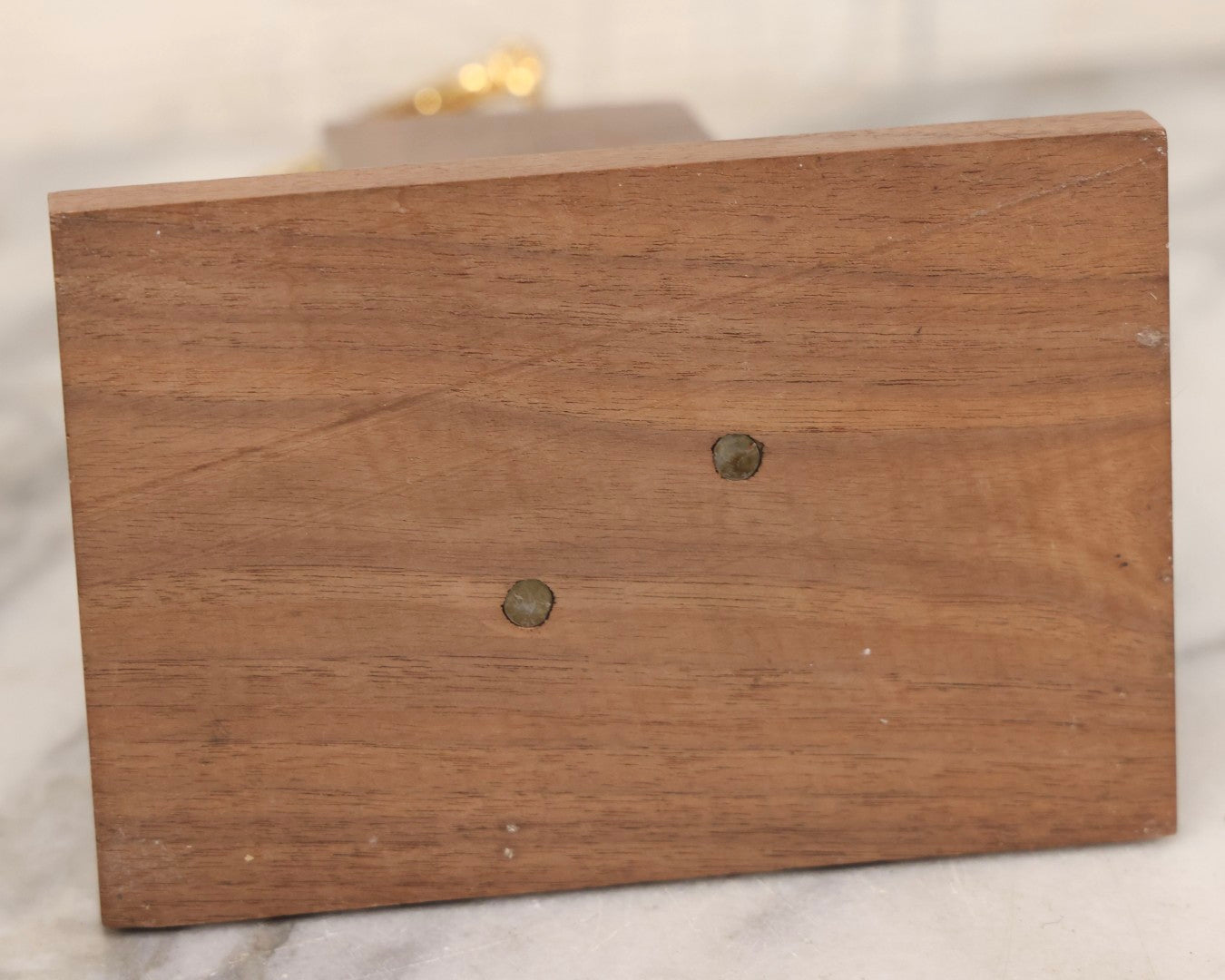 Lot 080 - Pair Of Vintage Motorcycle Trophies With Cast Metal Rider Finials, Including A.M.A. Badge And Buco Trophy