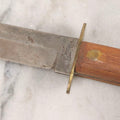 Lot 112 - Antique Hammer Brand Knife With Plain Wood Handle And Flexing Arm With Hammer Maker's Mark, 5" Blade, 8-3/4" L