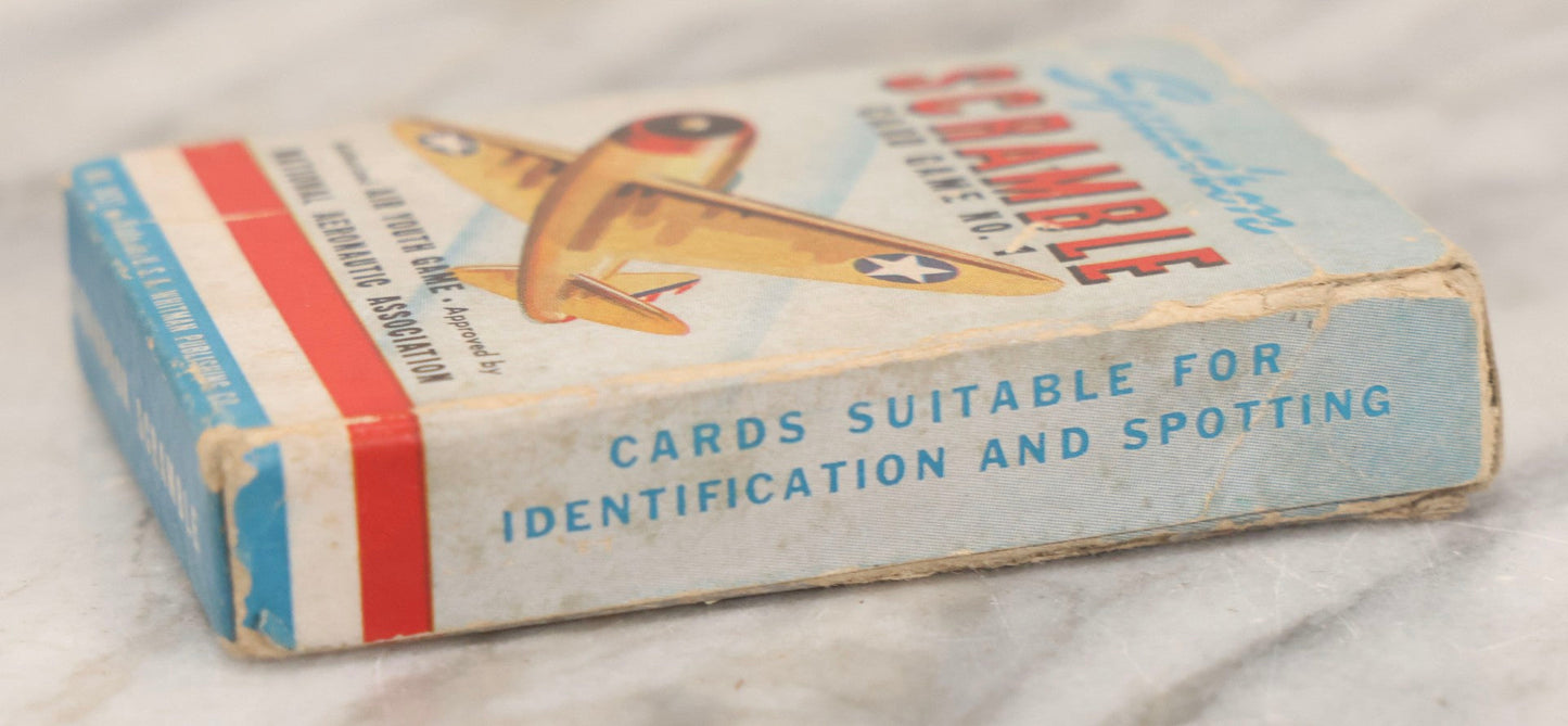 Lot 117 - Vintage "Squadron Scramble" WWII Aviation Card Game, Complete Deck With Instructions, Whitman Publishing Co., Circa 1942