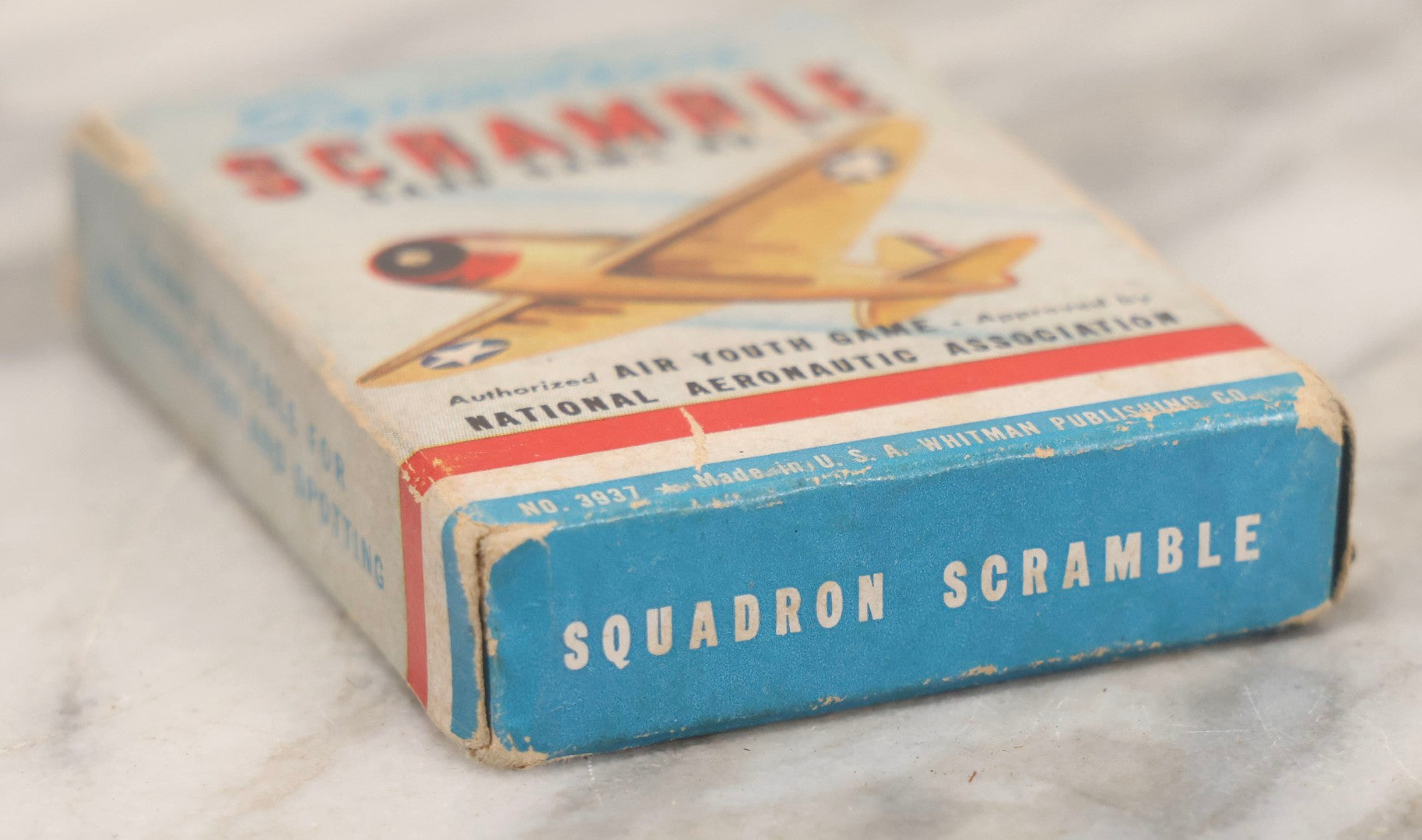 Lot 117 - Vintage "Squadron Scramble" WWII Aviation Card Game, Complete Deck With Instructions, Whitman Publishing Co., Circa 1942