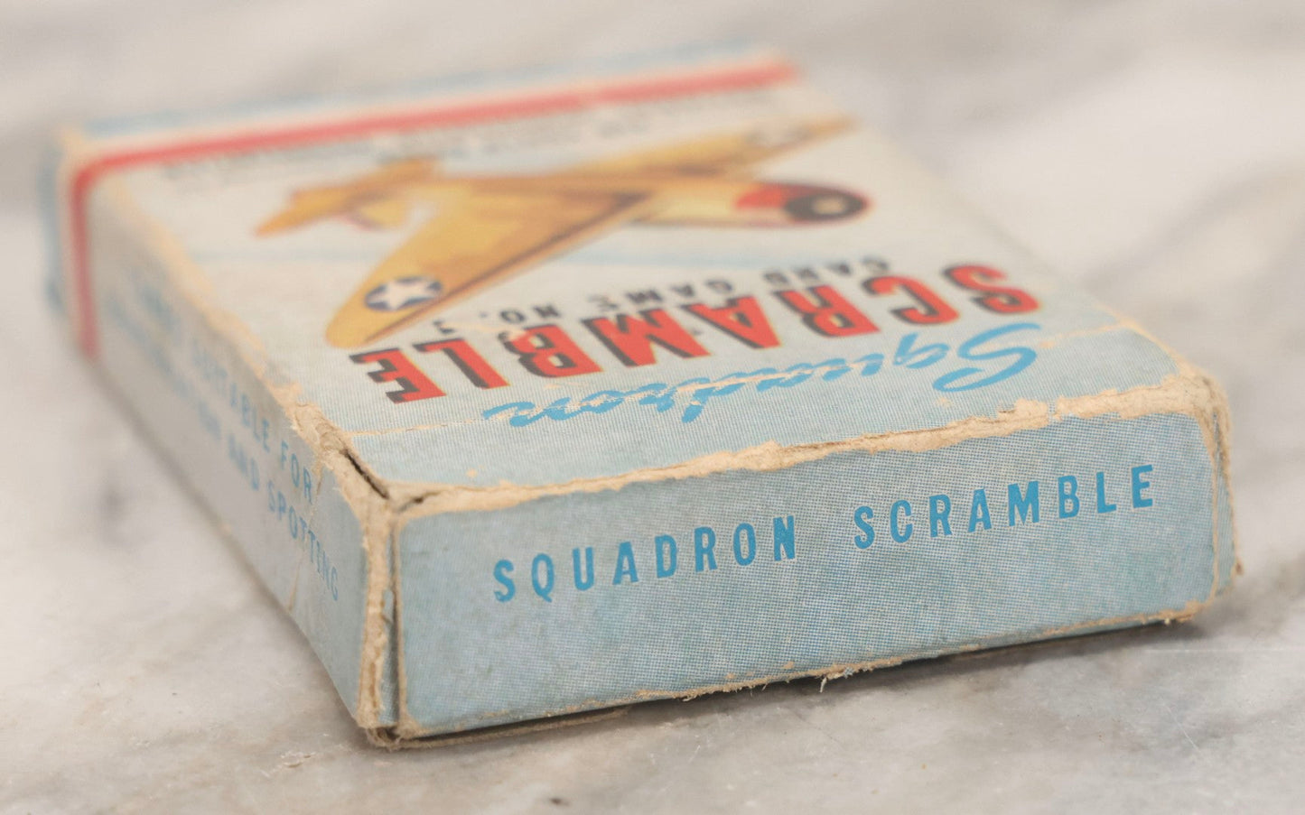 Lot 117 - Vintage "Squadron Scramble" WWII Aviation Card Game, Complete Deck With Instructions, Whitman Publishing Co., Circa 1942