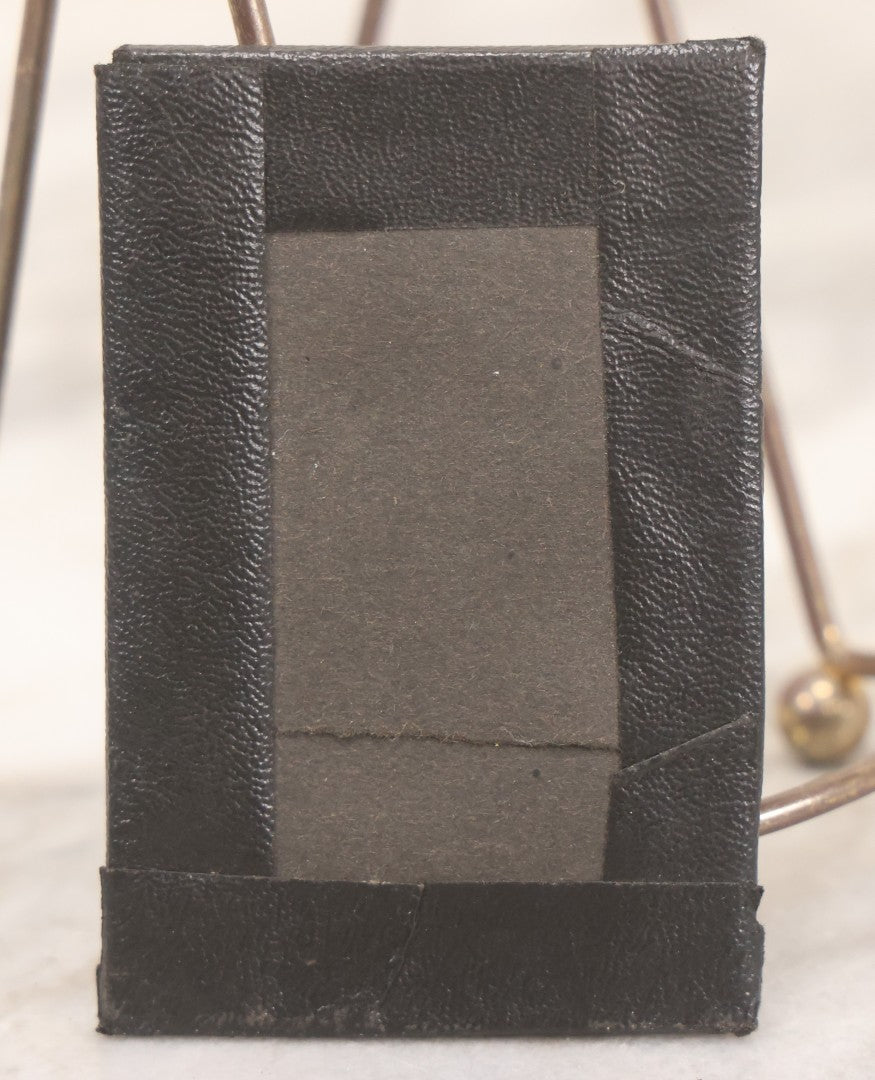 Lot 127 - Antique 1/9th Plate Ambrotype Photograph Of Sailor Standing Beside Chair, In Taped Border