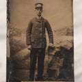 Lot 132 - Antique Tintype Photograph Of Uniformed Railroad Or Transportation Employee, Uncased