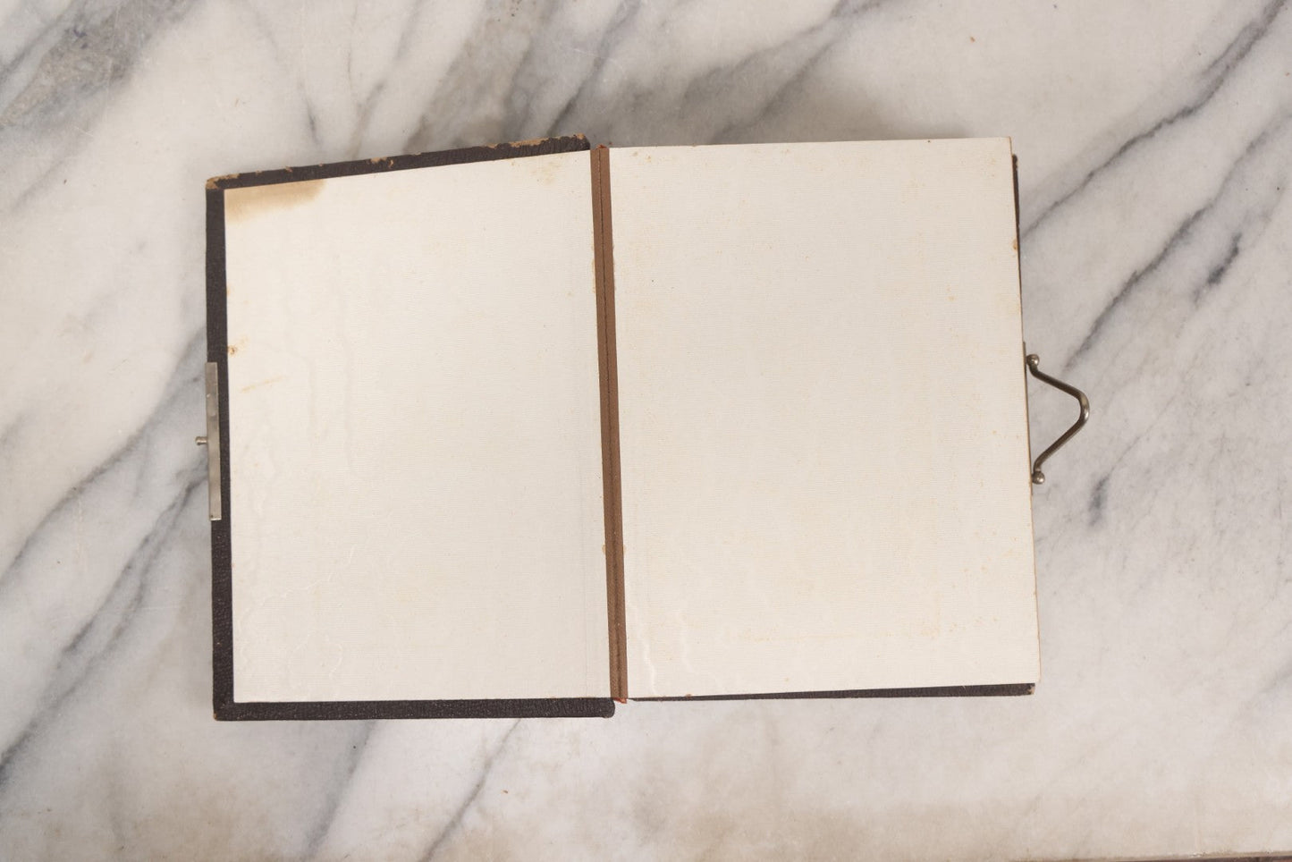 Lot 140 - Antique Portrait Photograph Album With 15 Carte De Visite C.D.V.., 2 Cabinet Card, And 3 Tintype Photographs Of Men, Women, And Children