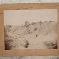 Lot 144 - Antique Boarded Occupational Photograph Of Large-Scale Quarry Or Excavation Site With Workers And Hoisting Structure