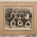 Lot 146 - Antique Boarded Photograph Of Women's Basketball Team Posing With Ball, 1925–1926 Season, With Handwritten Note