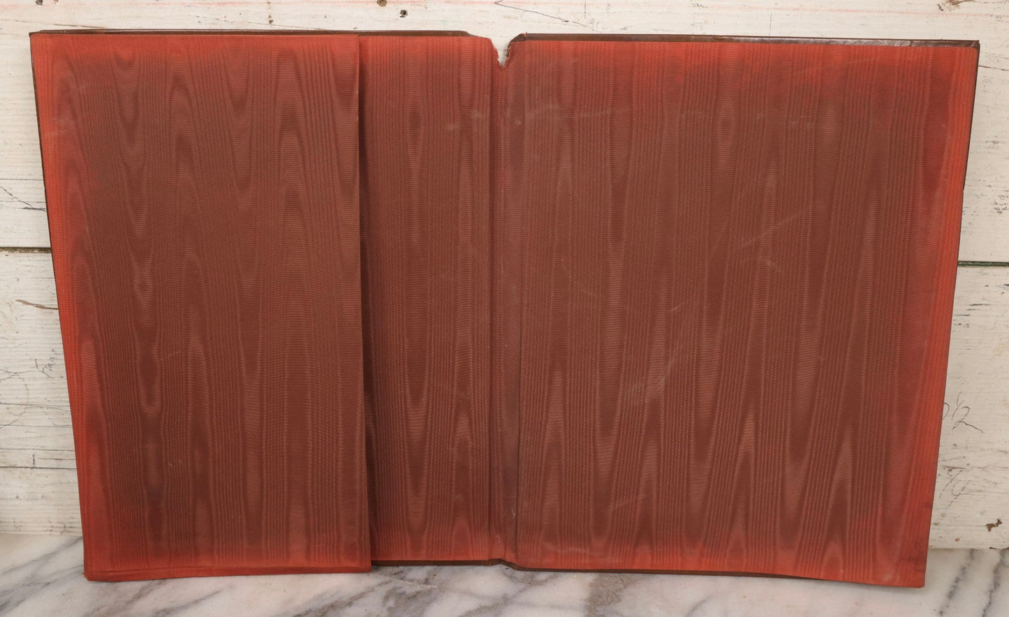 Lot 149 - Trio Of Antique Agricultural Boarded Photographs In Leather Folder Of William F. Mott, Showing Threshing Crew, Grain-Threshing Apparatus, And Hop Yard