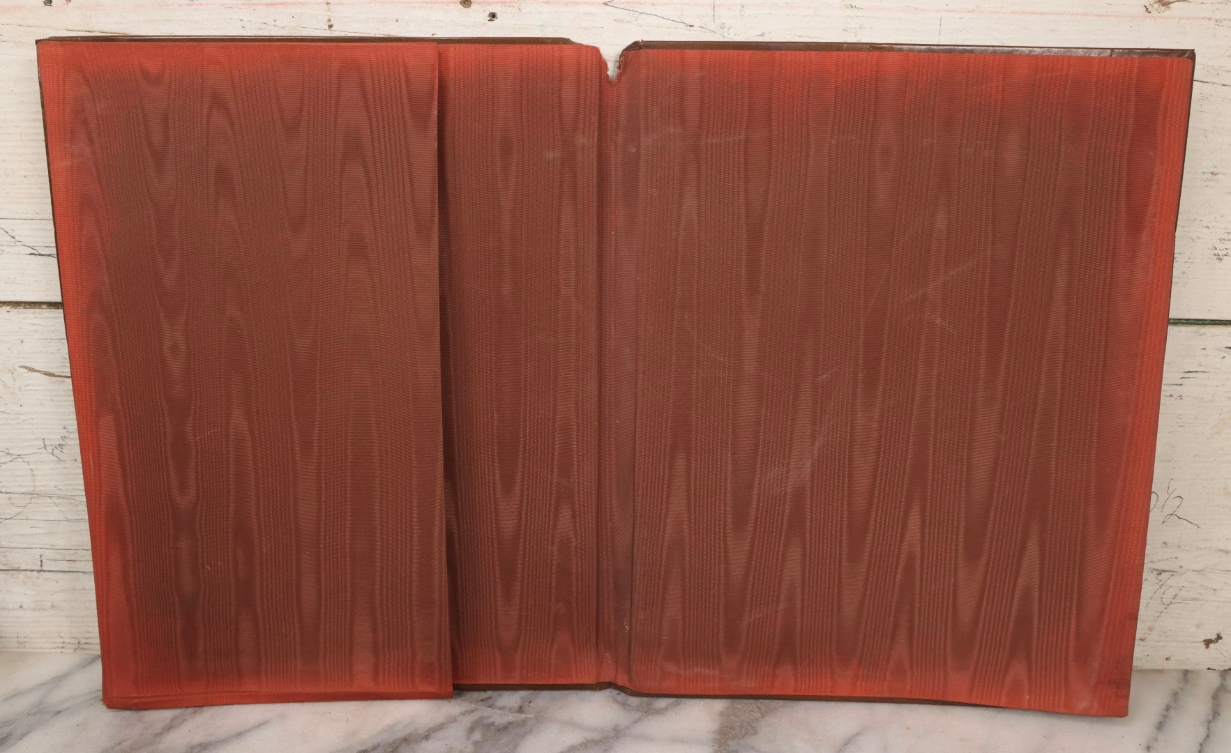 Lot 149 - Trio Of Antique Agricultural Boarded Photographs In Leather Folder Of William F. Mott, Showing Threshing Crew, Grain-Threshing Apparatus, And Hop Yard