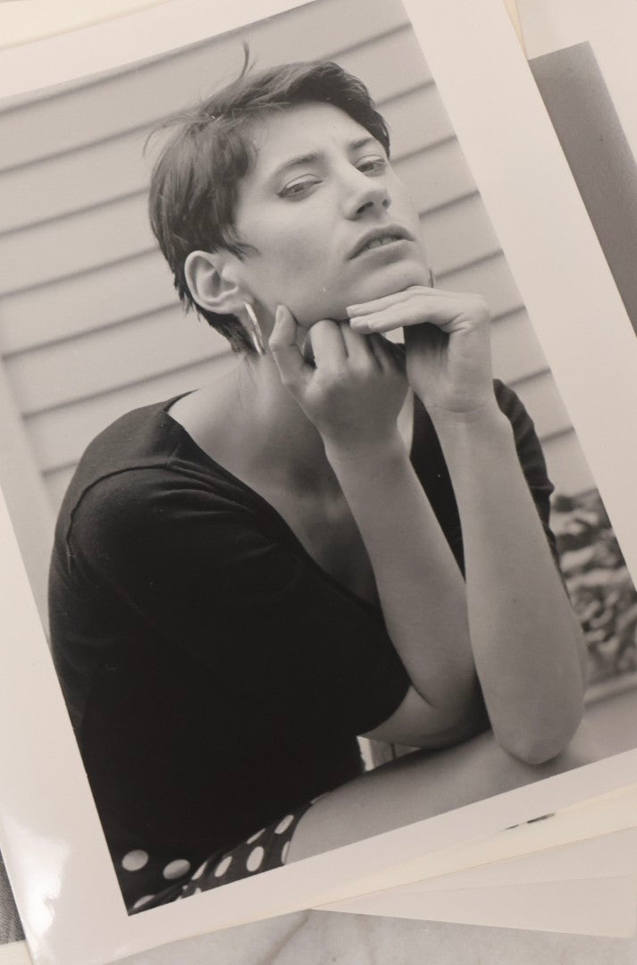 Lot 153 - Grouping Of 18 Vintage Black And White Art Photographs Of Women, Including Nude Studies, Smoking Portraits, And Evocative Posed Imagery