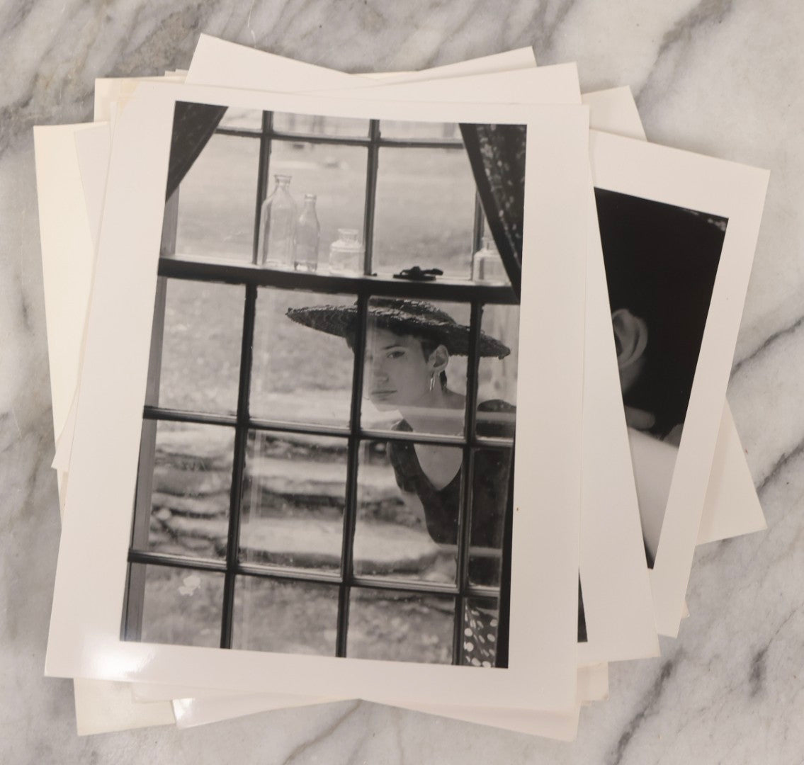 Lot 153 - Grouping Of 18 Vintage Black And White Art Photographs Of Women, Including Nude Studies, Smoking Portraits, And Evocative Posed Imagery