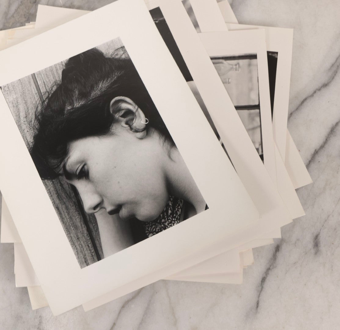 Lot 153 - Grouping Of 18 Vintage Black And White Art Photographs Of Women, Including Nude Studies, Smoking Portraits, And Evocative Posed Imagery