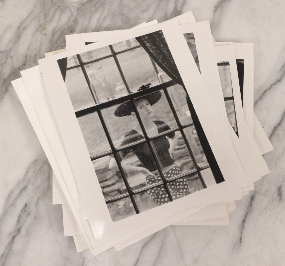 Lot 153 - Grouping Of 18 Vintage Black And White Art Photographs Of Women, Including Nude Studies, Smoking Portraits, And Evocative Posed Imagery