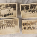Lot 154 - Grouping Of Four Antique Snapshots Of Schoolchildren In Costume, Including Halloween Dress, Patriotic Headbands With Flags, And Children Holding Letter Signs