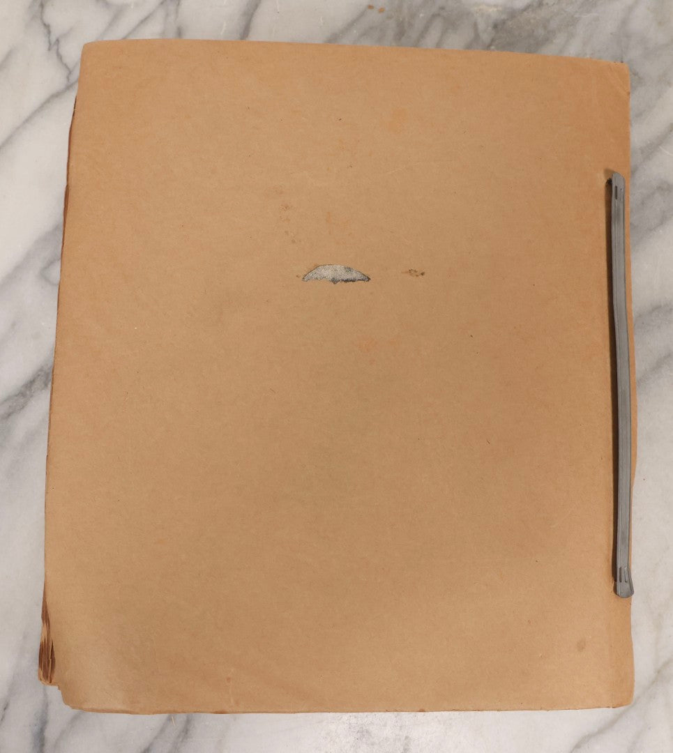 Lot 157 - Vintage “School Days” Scrapbook With Cut-Out Letter Cover, Containing Hundreds Of Pieces Of Massachusetts School Ephemera Including Halloween Invitations, Tickets, Notes, And More, Circa 1910–1940