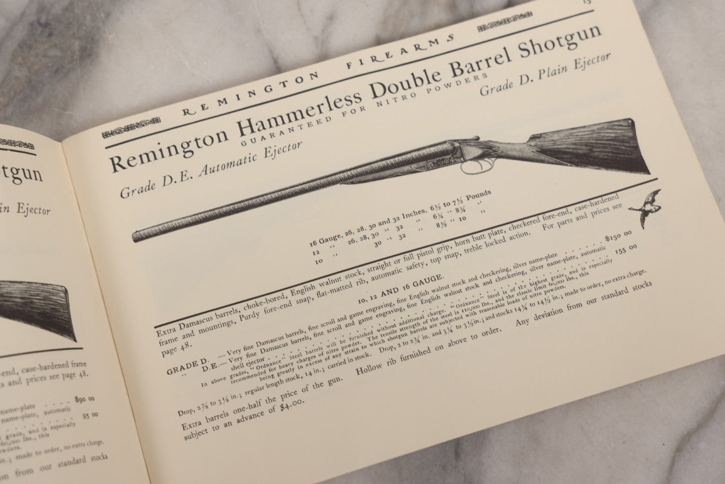 Lot 160 - Vintage Remington Arms Company “Revised Price-List — 1902,” Likely Later Facsimile Reprint, Designed And Printed By Southgate Press, T. W. Ripley Co., Boston