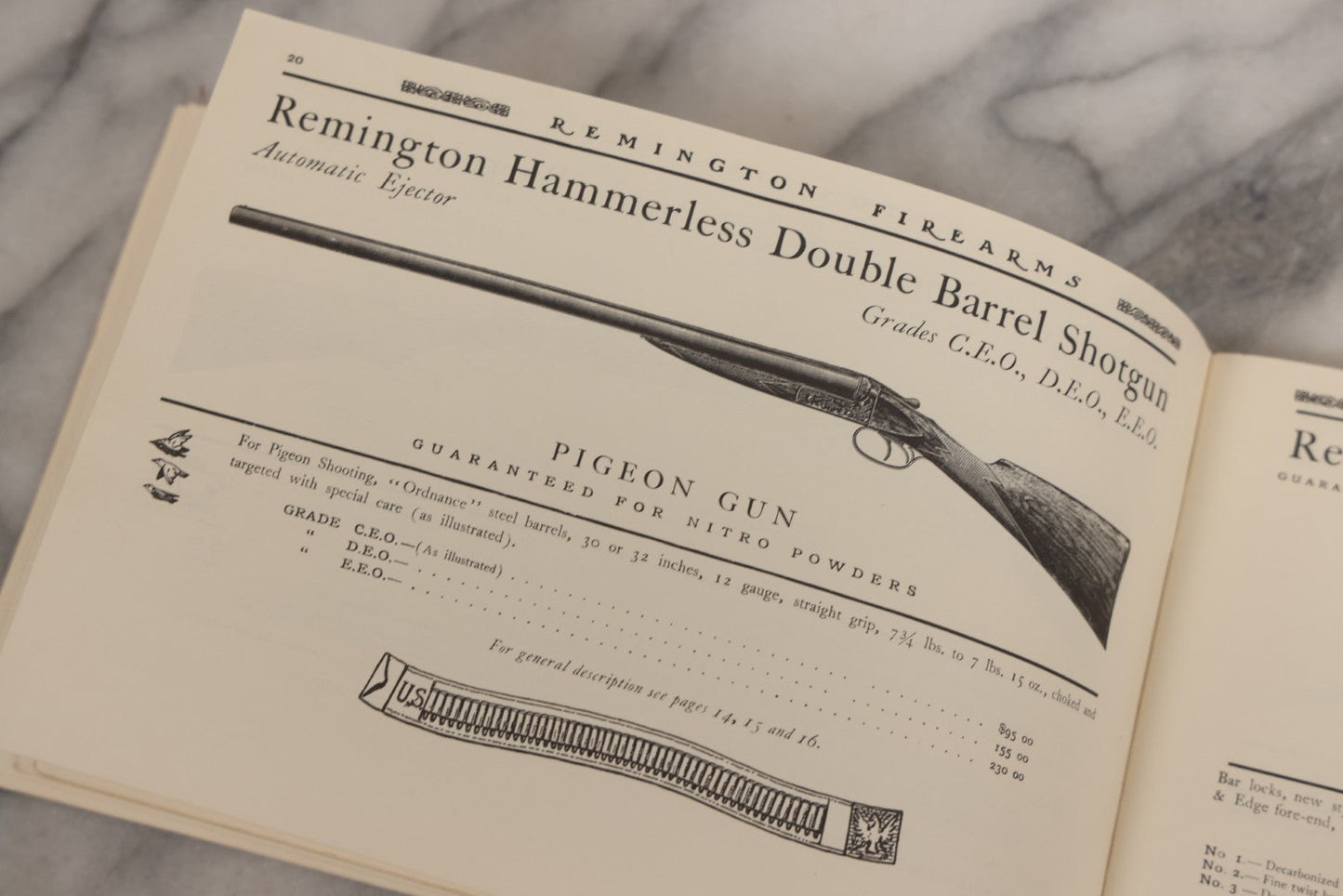 Lot 160 - Vintage Remington Arms Company “Revised Price-List — 1902,” Likely Later Facsimile Reprint, Designed And Printed By Southgate Press, T. W. Ripley Co., Boston