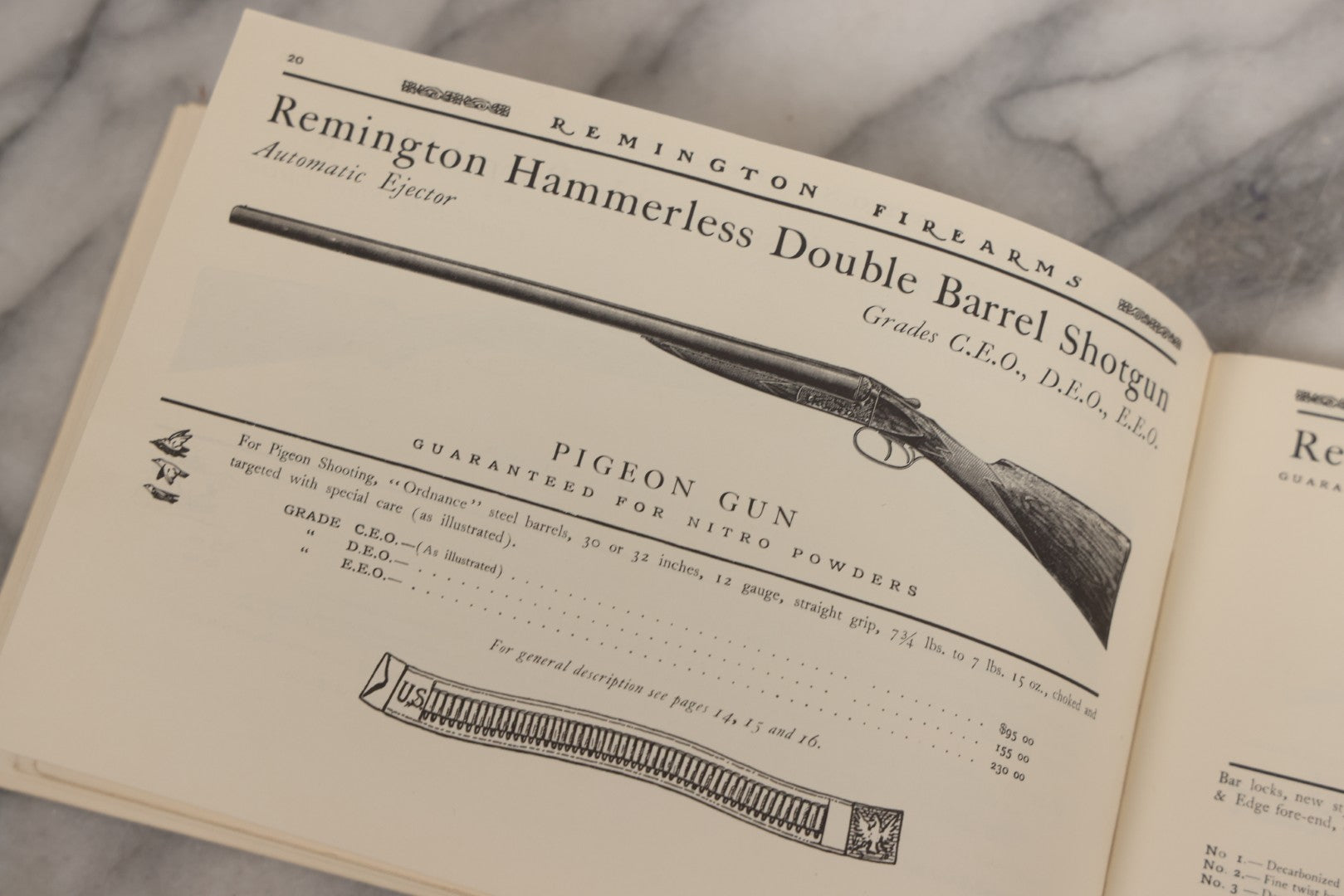 Lot 160 - Vintage Remington Arms Company “Revised Price-List — 1902,” Likely Later Facsimile Reprint, Designed And Printed By Southgate Press, T. W. Ripley Co., Boston
