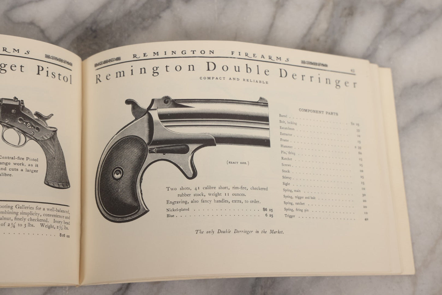 Lot 160 - Vintage Remington Arms Company “Revised Price-List — 1902,” Likely Later Facsimile Reprint, Designed And Printed By Southgate Press, T. W. Ripley Co., Boston