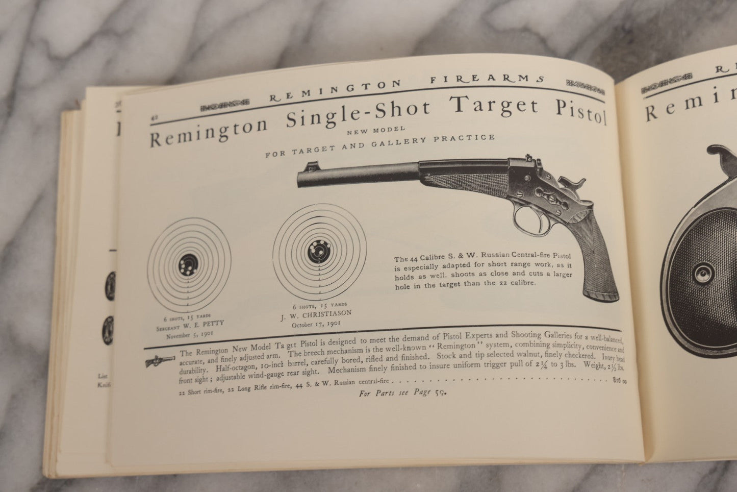 Lot 160 - Vintage Remington Arms Company “Revised Price-List — 1902,” Likely Later Facsimile Reprint, Designed And Printed By Southgate Press, T. W. Ripley Co., Boston