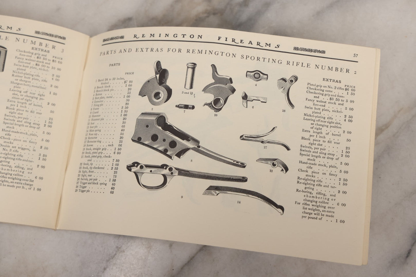 Lot 160 - Vintage Remington Arms Company “Revised Price-List — 1902,” Likely Later Facsimile Reprint, Designed And Printed By Southgate Press, T. W. Ripley Co., Boston