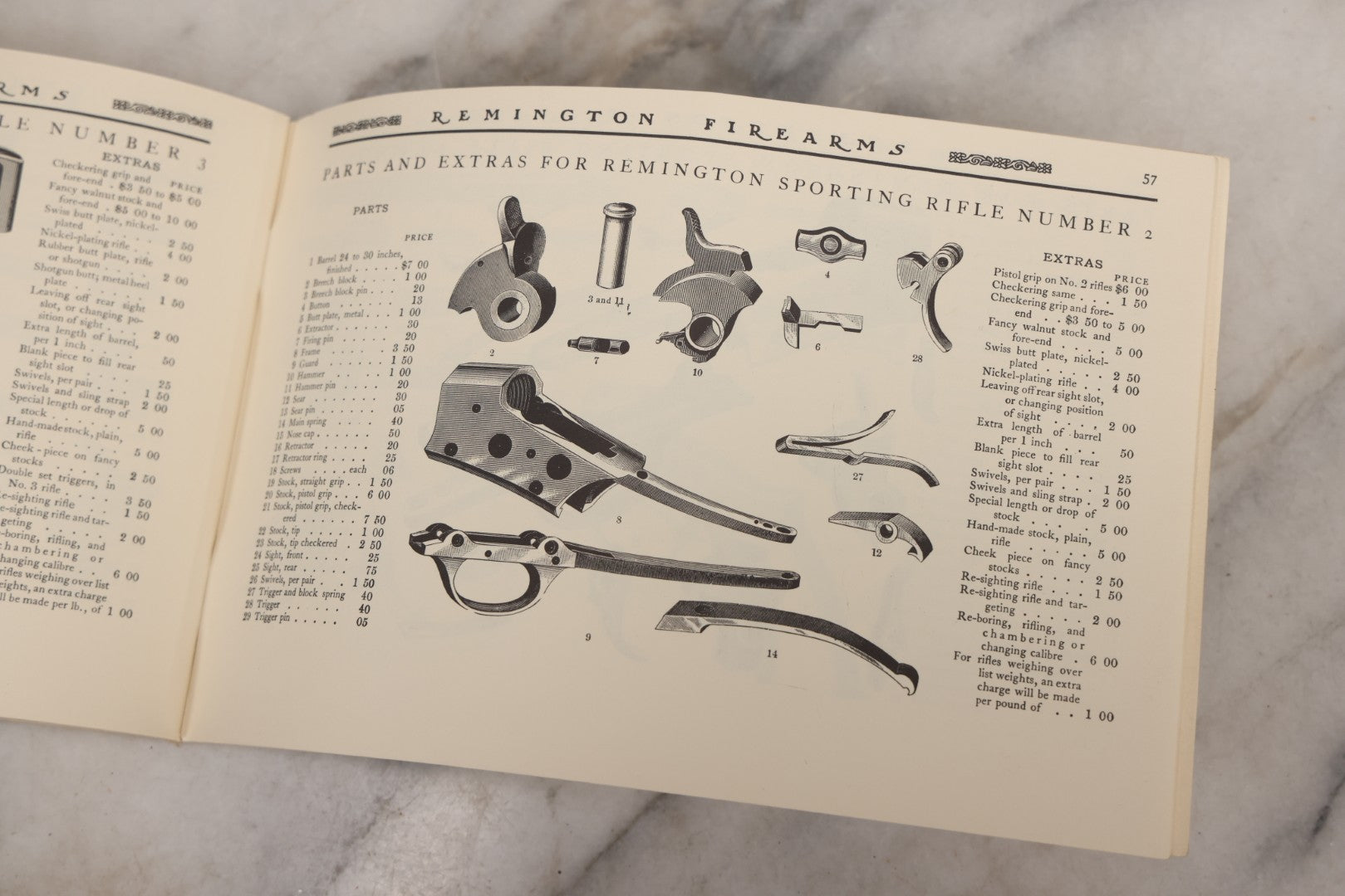 Lot 160 - Vintage Remington Arms Company “Revised Price-List — 1902,” Likely Later Facsimile Reprint, Designed And Printed By Southgate Press, T. W. Ripley Co., Boston