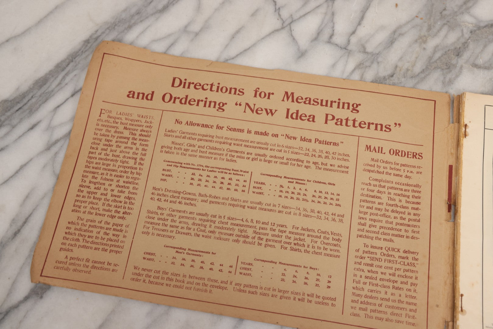 Lot 161 - Antique “New Idea Fashion Review” Spring And Summer 1908 Pattern Magazine, The New Idea Pattern Co., Chicago, New York, Toronto