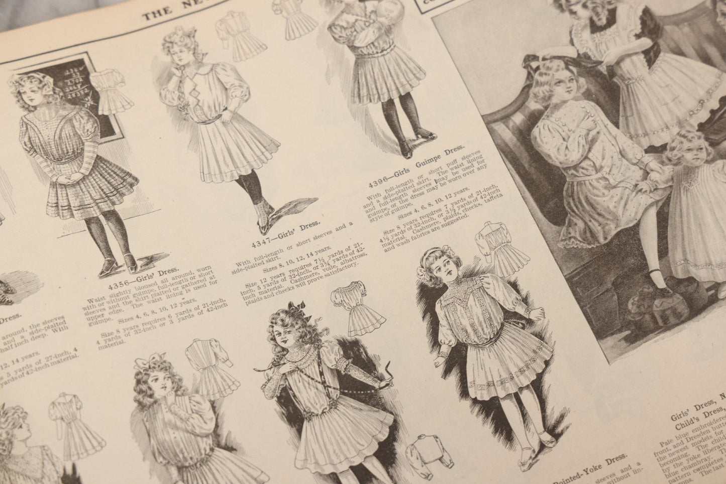 Lot 161 - Antique “New Idea Fashion Review” Spring And Summer 1908 Pattern Magazine, The New Idea Pattern Co., Chicago, New York, Toronto