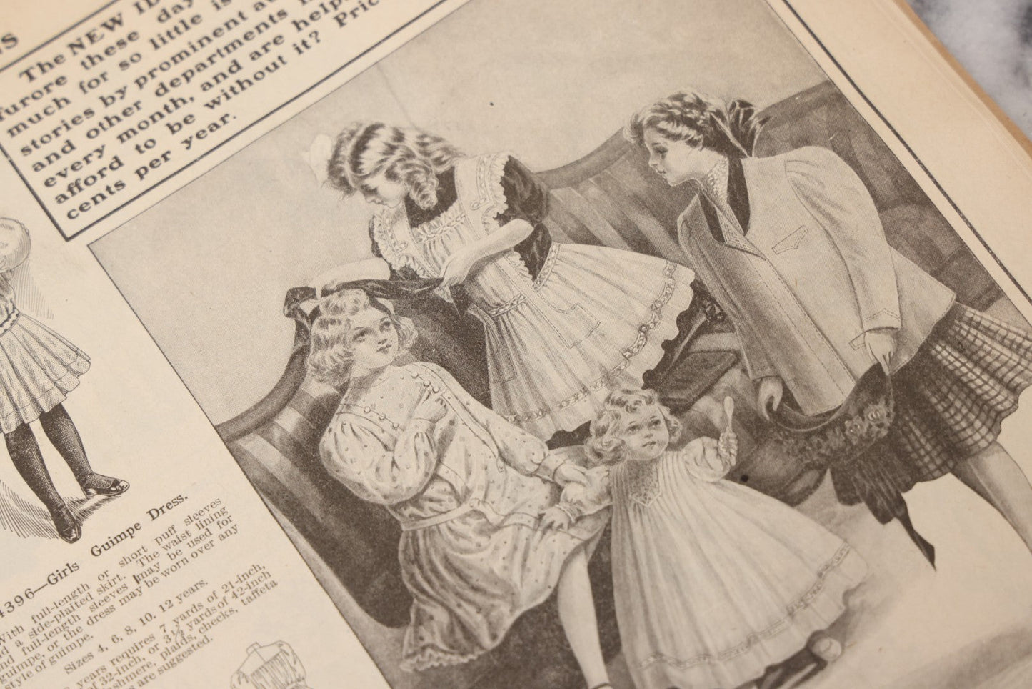 Lot 161 - Antique “New Idea Fashion Review” Spring And Summer 1908 Pattern Magazine, The New Idea Pattern Co., Chicago, New York, Toronto