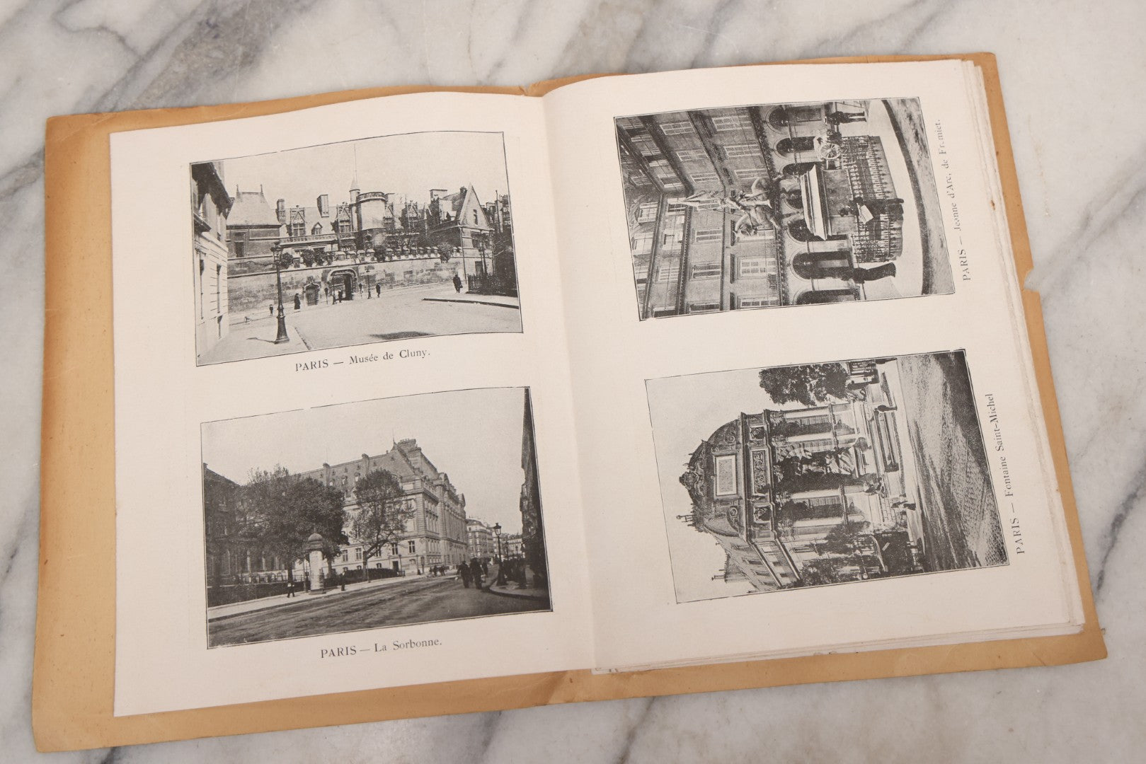 Lot 163 - Antique “Paris: 52 Vues Photographiques” Souvenir Booklet By John B. Hall & Son, Featuring Early 20th-Century City Views