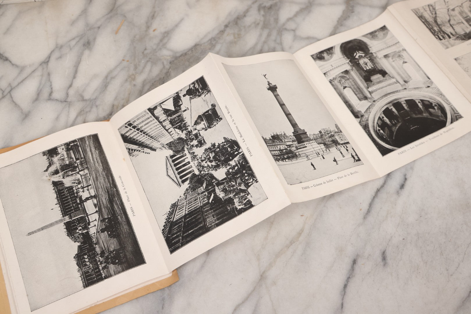 Lot 163 - Antique “Paris: 52 Vues Photographiques” Souvenir Booklet By John B. Hall & Son, Featuring Early 20th-Century City Views