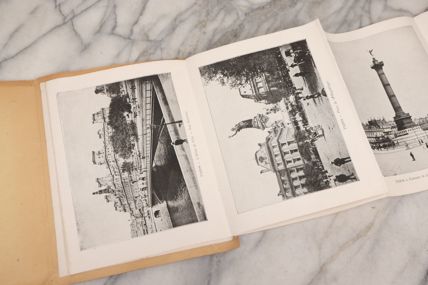 Lot 163 - Antique “Paris: 52 Vues Photographiques” Souvenir Booklet By John B. Hall & Son, Featuring Early 20th-Century City Views