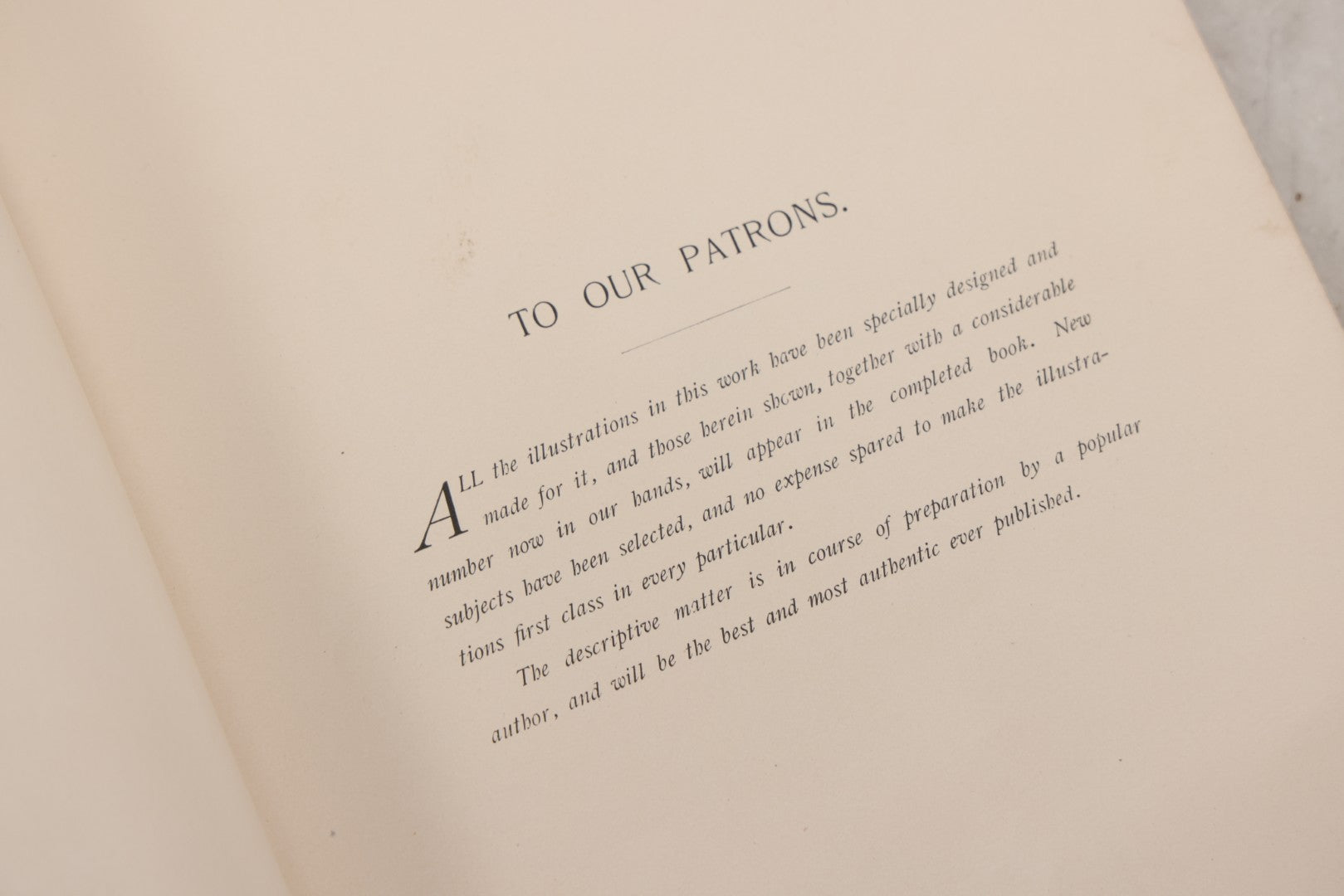 Lot 164 - Antique Softcover Salesman's Dummy For “Illustrated Boston: The Metropolis Of New England,” Featuring Sample Pages And Promotional Text