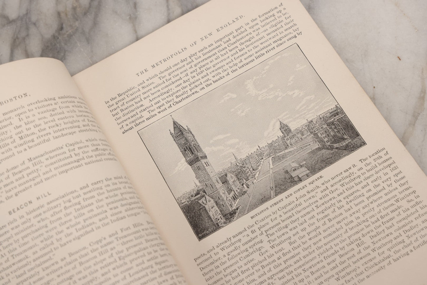 Lot 164 - Antique Softcover Salesman's Dummy For “Illustrated Boston: The Metropolis Of New England,” Featuring Sample Pages And Promotional Text