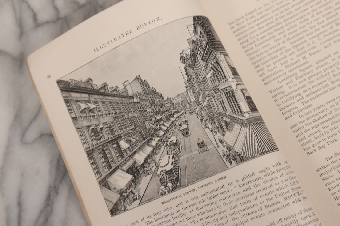 Lot 164 - Antique Softcover Salesman's Dummy For “Illustrated Boston: The Metropolis Of New England,” Featuring Sample Pages And Promotional Text